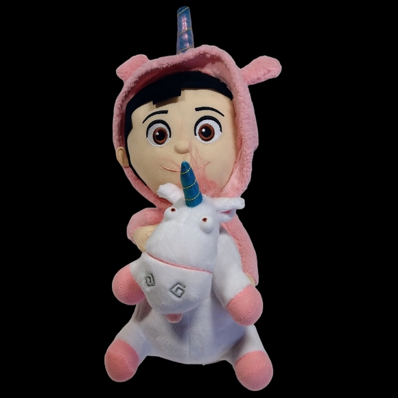 Agnes Unicorn Plush Stuffed Animal Despicable Me Minion Mayhem Universal Studios - Picture 11 of 13